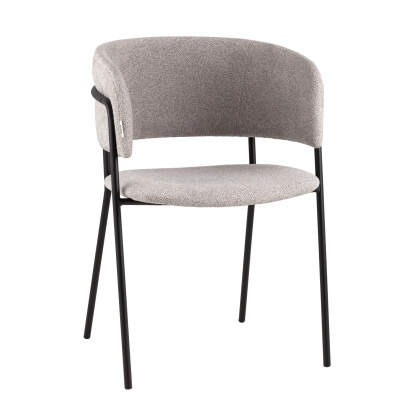 Стул-кресло «Настурция NEW, велюр» с мягким сиденьем (окрашенный каркас) - изображение 2