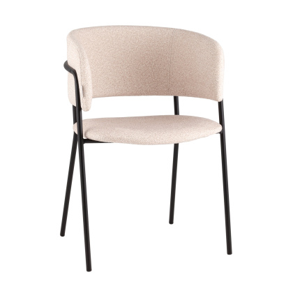 Стул-кресло «Настурция NEW, велюр» с мягким сиденьем (окрашенный каркас) - изображение 3