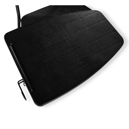 Стул пластиковый SHT-S85м-RD-2 с пюпитром с  жестким сиденьем - изображение 3