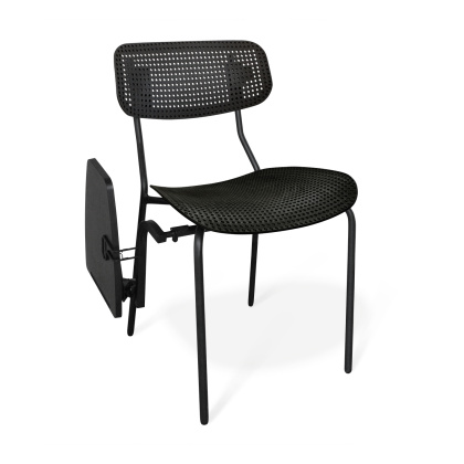 Стул пластиковый SHT-S85м-RD с пюпитром с жестким сиденьем - изображение 2