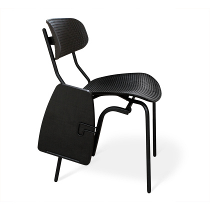 Стул пластиковый SHT-S85м-RD с пюпитром с жестким сиденьем - изображение 5