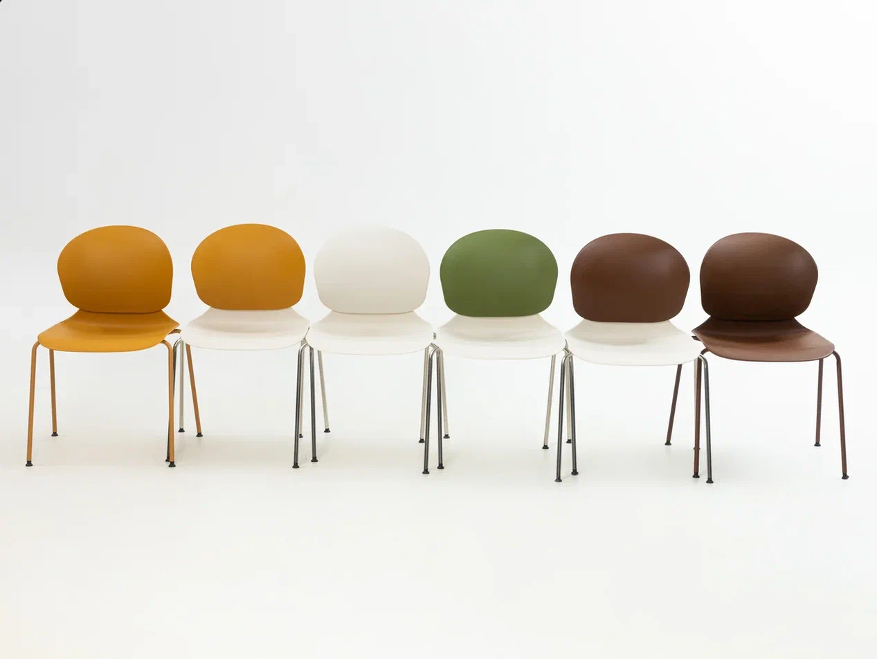 Стул пластиковый «Синнабон» с жестким сиденьем (окрашенный каркас) - изображение 2