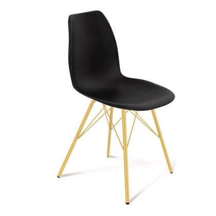 Стул пластиковый «ST29/S37 золото» с жестким сиденьем (окрашенный каркас) - изображение 2