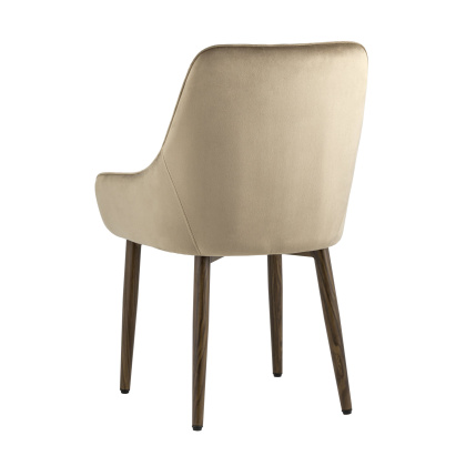 Стул-полукресло «Дубай» с мягким сиденьем (ножки стальные) (продажа комплектами по 4 шт.) - изображение 3