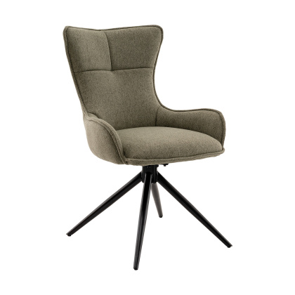 Стул-полукресло вращающийся «Ивон» с мягким сиденьем (окрашенный каркас) - изображение 2