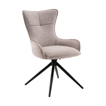 Стул-полукресло вращающийся «Ивон» с мягким сиденьем (окрашенный каркас) - изображение 3