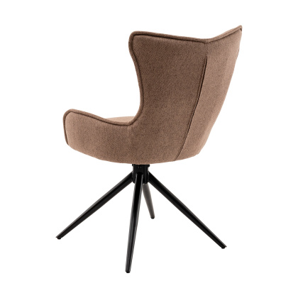 Стул-полукресло вращающийся «Ивон» с мягким сиденьем (окрашенный каркас) - изображение 4