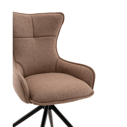 Стул-полукресло вращающийся «Ивон» с мягким сиденьем (окрашенный каркас) - изображение 5