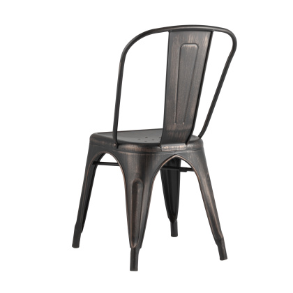 Стул TOLIX с патиной, с жестким сиденьем (окрашенный каркас) - изображение 2