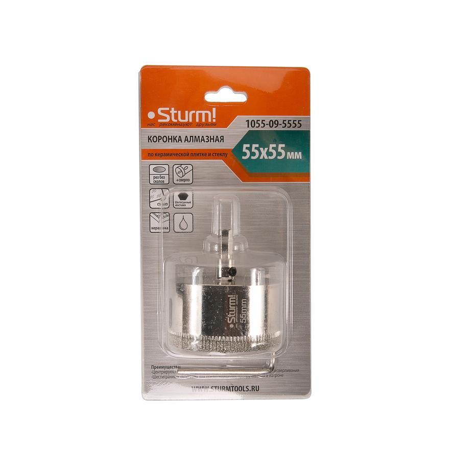 Коронка алмазная Sturm! 1055-09-5555 - изображение 3