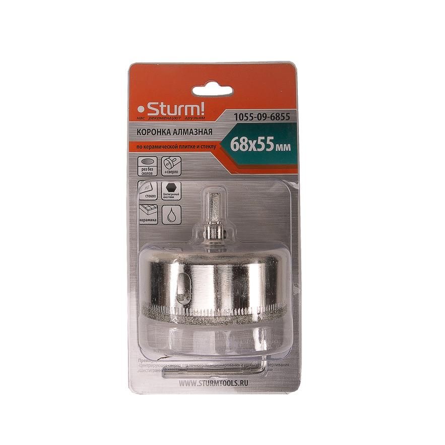 Коронка алмазная Sturm! 1055-09-6855 - изображение 2