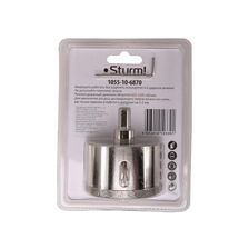 Коронка алмазная Sturm! 1055-10-6870 - изображение 9