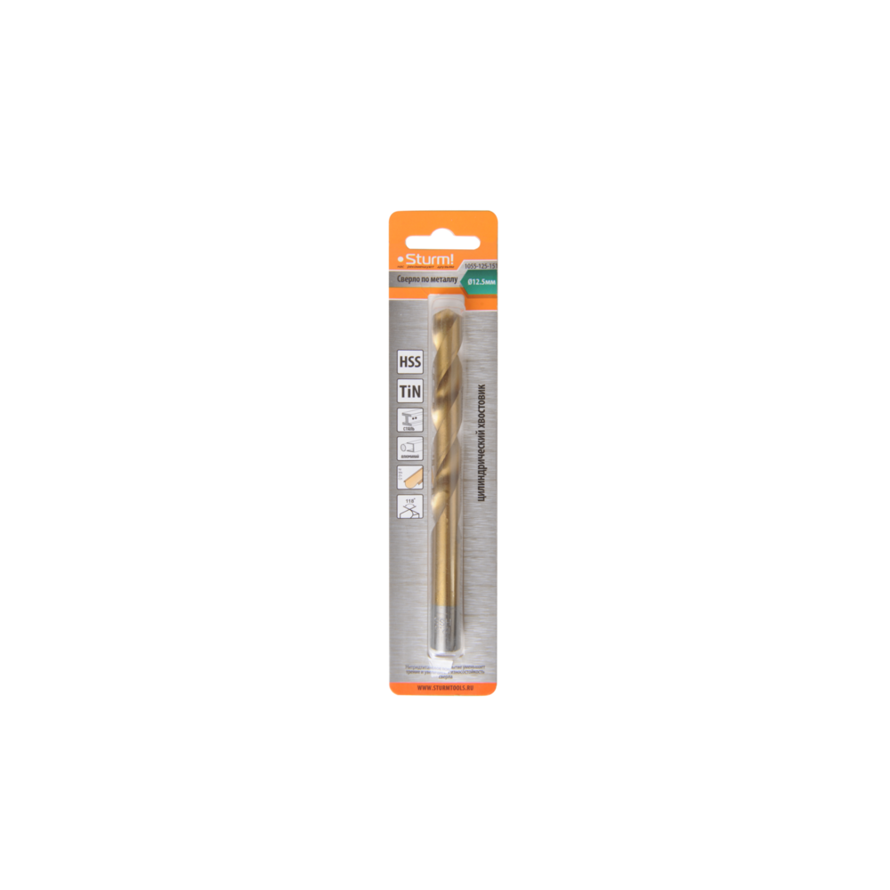 Сверло по металлу Sturm! 1055-125-151 - изображение 2