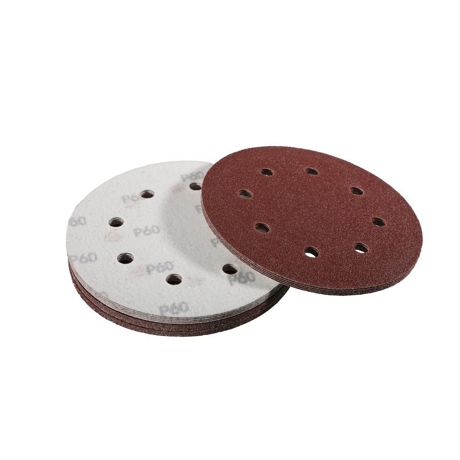 Шлифбумага круглая Sturm 180мм, зерно 060, 8 отверстий, 20шт - изображение 5