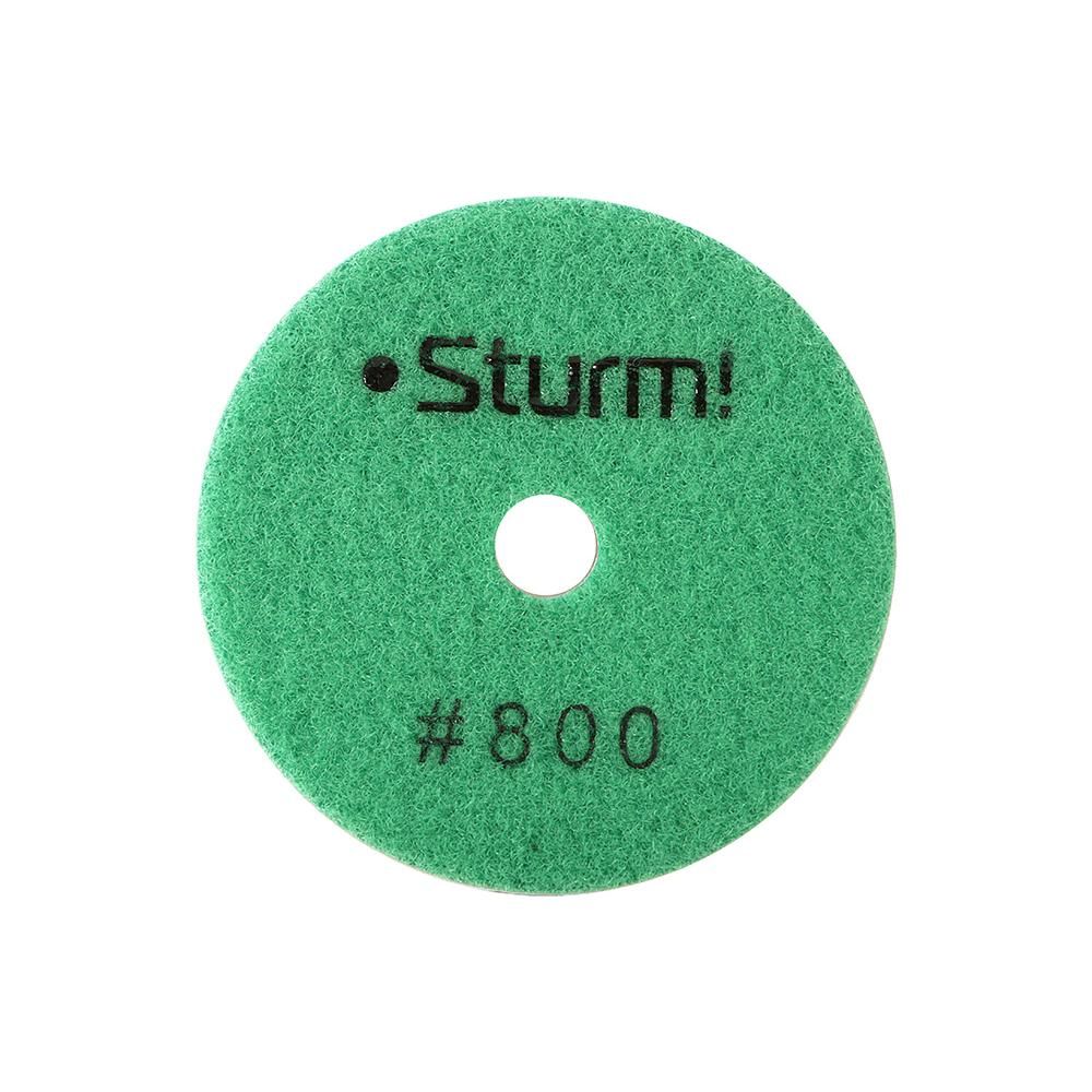 Круг шлифовальный гибкий Sturm! 9012-W100-800 - изображение 2