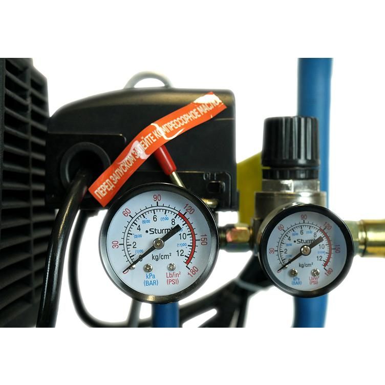 Компрессор воздушный масляный Sturm! AC93150P, 2кВт, 340л/мин, ресивер 50л, Professional - изображение 6