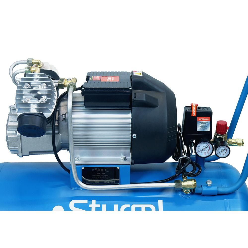 Компрессор воздушный масляный Sturm! AC932100, 2,4кВт, 410л/мин, ресивер 100л, прямой привод - изображение 11