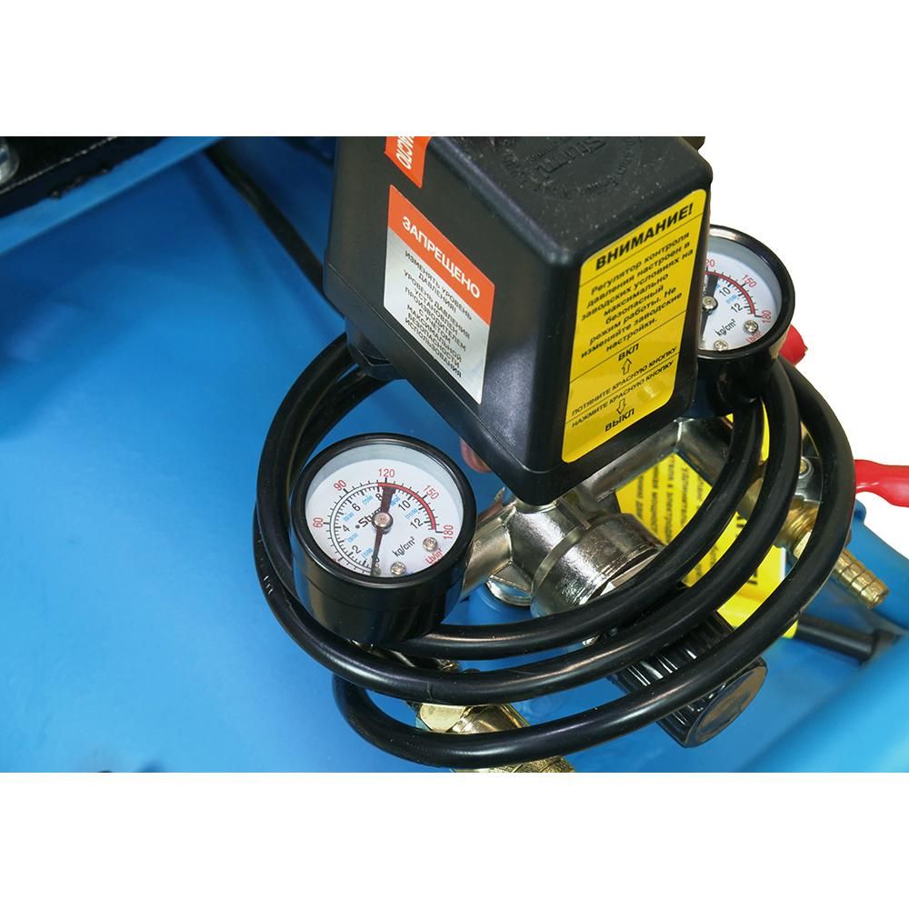 Компрессор воздушный масляный Sturm! AC932100B, 2,4кВт,370 л/мин, ресивер100л,, ременной привод - изображение 10