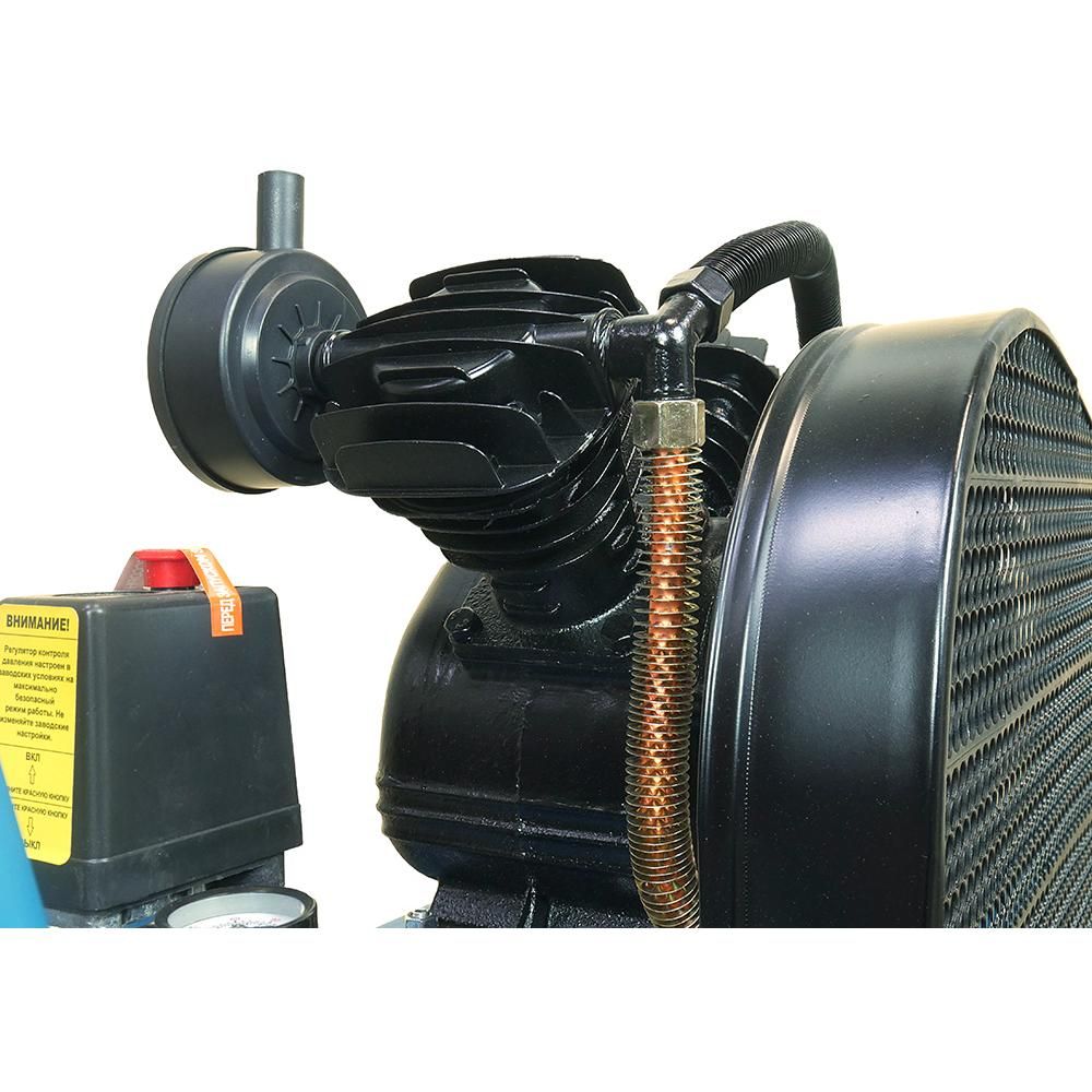 Компрессор воздушный масляный Sturm! AC932100B, 2,4кВт,370 л/мин, ресивер100л,, ременной привод - изображение 5