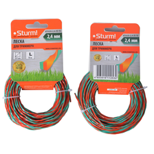 Леска для триммера Sturm! GT3535-2.4-3S-15 - изображение 3