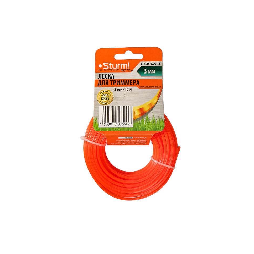 Леска для триммера Sturm! GT3535-3.0-7-15