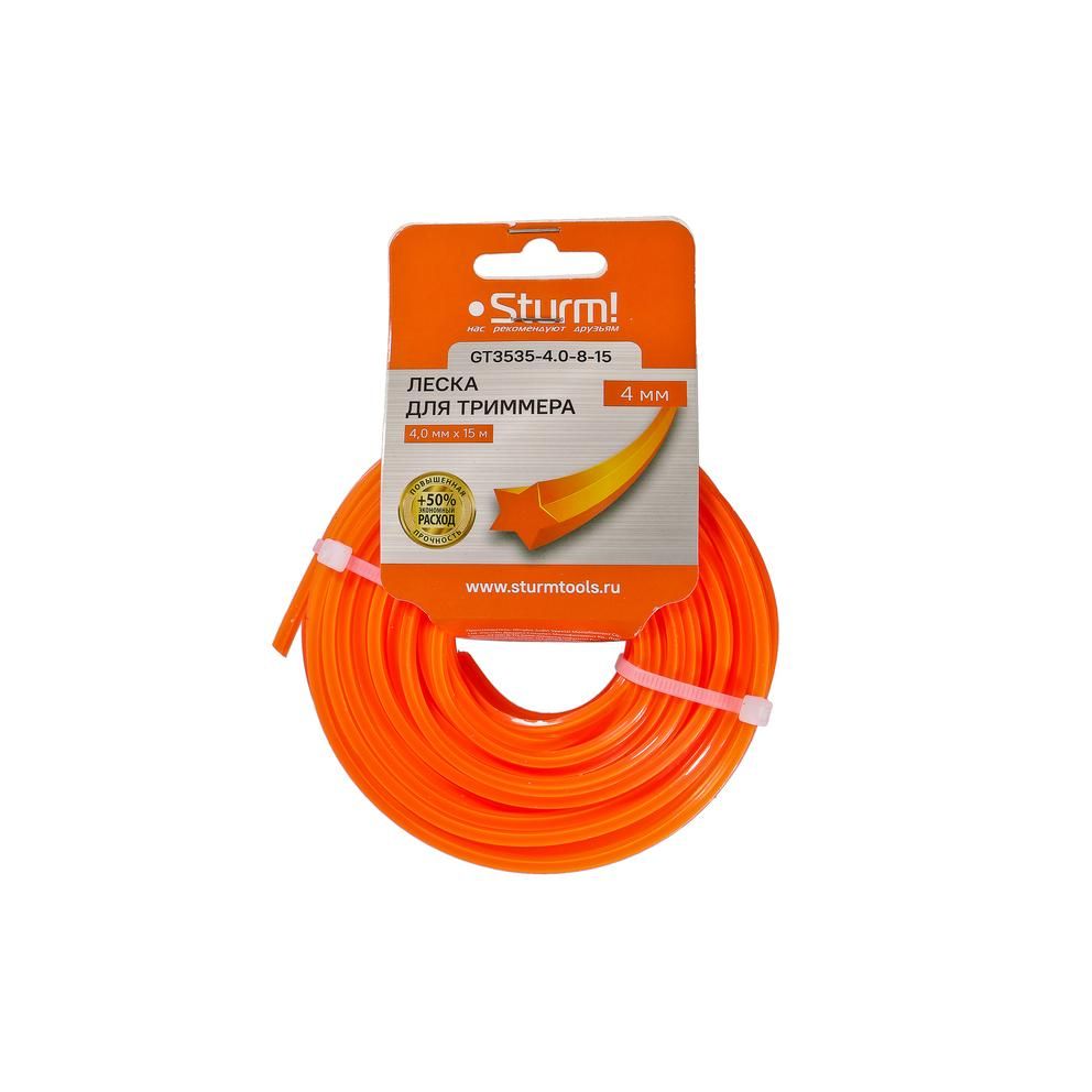 Леска для триммера Sturm! GT3535-4.0-8-15