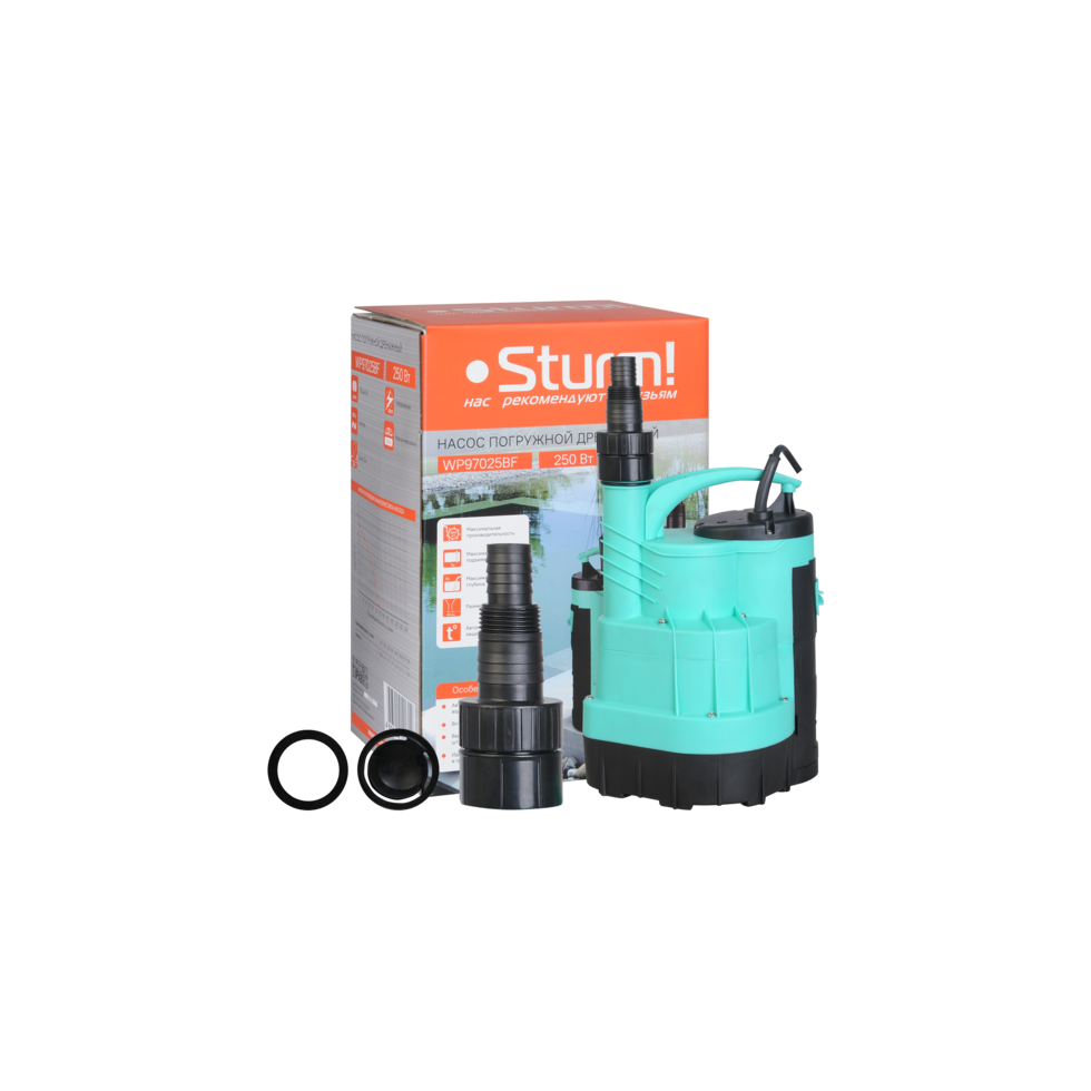 Насос погружной дренажный Sturm! WP97025BF - изображение 4
