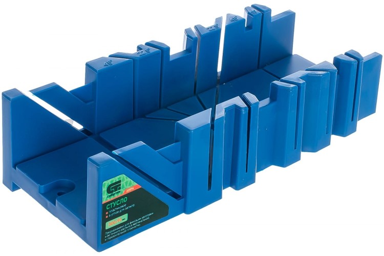 Стусло СИБРТЕХ 300х90 мм пластиковое, 6 углов для запила// 22576