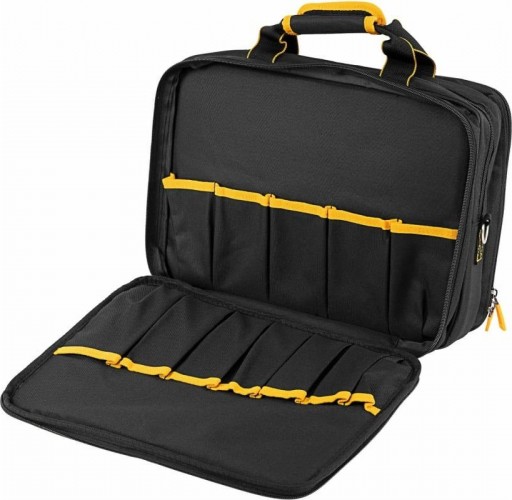 Сумка для инструмента Denzel 90 295 400х170х300 мм, 3 отделения, 28 карманов, наплечны 90295 - изображение 3