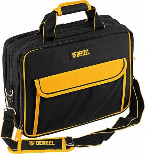 Сумка для инструмента Denzel 90 295 400х170х300 мм, 3 отделения, 28 карманов, наплечны 90295