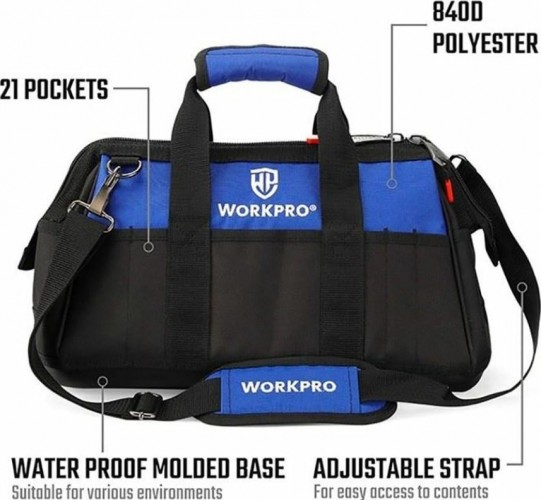 Сумка для инструмента WORKPRO WP281007 16" (400мм) - изображение 3