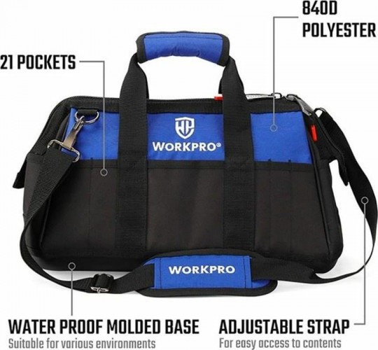 Сумка для инструмента WORKPRO WP281026 20" (510мм) - изображение 3