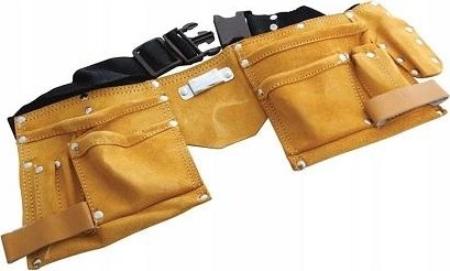 Сумка поясная Biber 96261 натуральная кожа, 2 скобы тов-093085