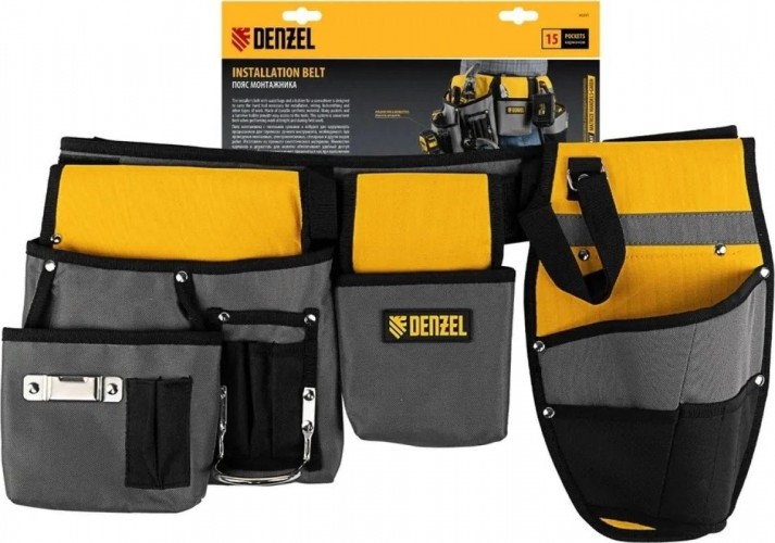 Сумка поясная Denzel 90291 кобура для шуруповерта