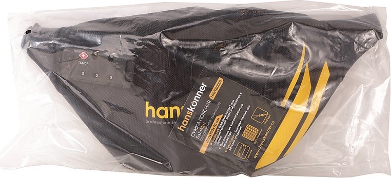 Сумка поясная HANSKONNER HKWB0001 2 отделения, 360ммx150ммx70мм, кодовый замок, pat. - изображение 5