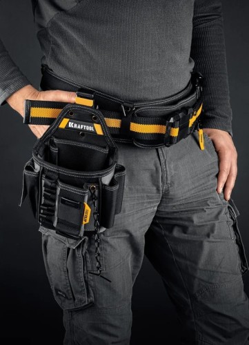 Сумка поясная KRAFTOOL KP-13E с креплением FastClip, 13 карманов, 280х200 мм 38772 - изображение 5