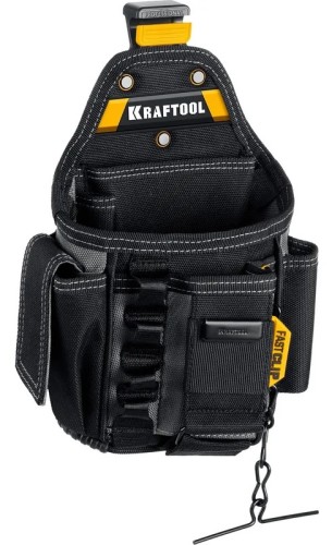 Сумка поясная KRAFTOOL KP-13E с креплением FastClip, 13 карманов, 280х200 мм 38772