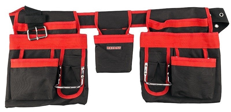 Сумка поясная REXANT 12-5611 двойная RE-15