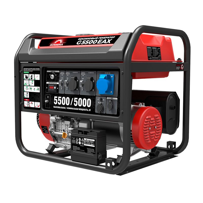 Бензиновый генератор SUNREKA G5500EAX - изображение 4
