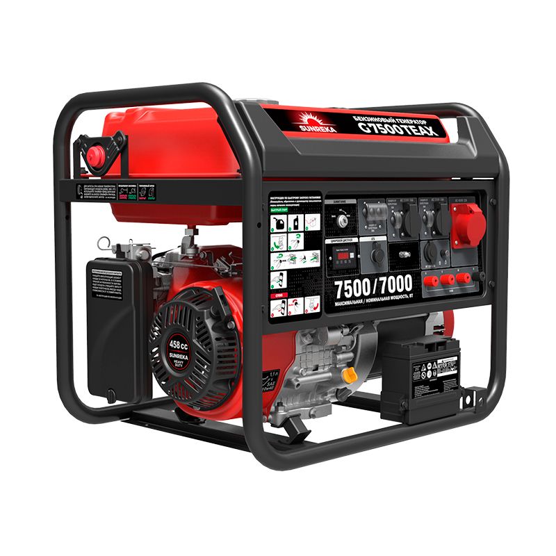 Бензиновый генератор SUNREKA G7500TEAX - изображение 2