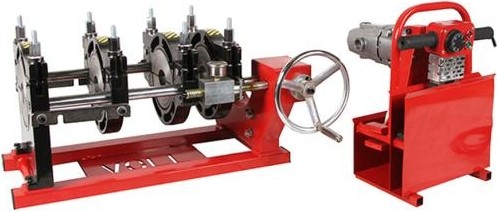 Сварочная машина с механическим приводом VOLL 4.00160 для пласт. труб V-Weld ME160 - изображение 3