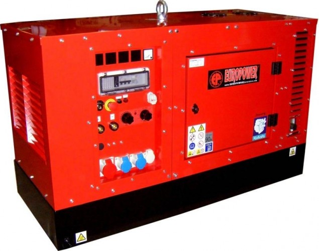 Сварочный генератор EUROPOWER EPS 400 DXE DC дизельный в кожухе 951014005