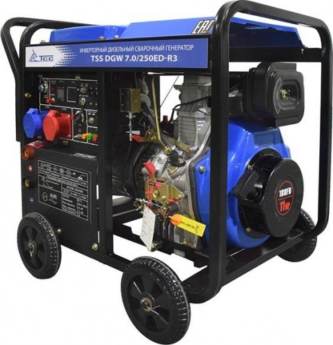 Сварочный генератор ТСС DGW 7.0/250ED-R3 инверторный дизельный 026497 - изображение 2