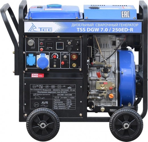 Сварочный генератор ТСС DGW 7.0/250ED-R инверторный дизельный 018692 - изображение 2