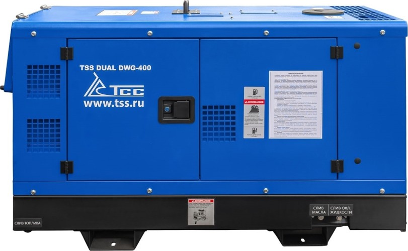Сварочный генератор ТСС DUAL DWG-400 двухпостовой дизельный 044768 - изображение 3