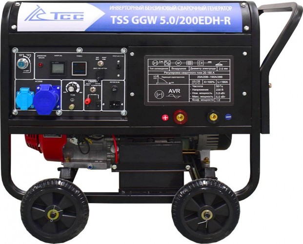 Сварочный генератор ТСС GGW 5.0/200EDH-R инверторный бензиновый (HONDA GX-390) 026119 - изображение 2