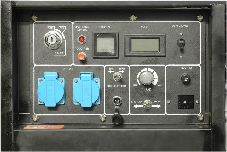 Сварочный генератор ТСС PRO DGW 3.0/250E-R дизельный 022833 - изображение 5