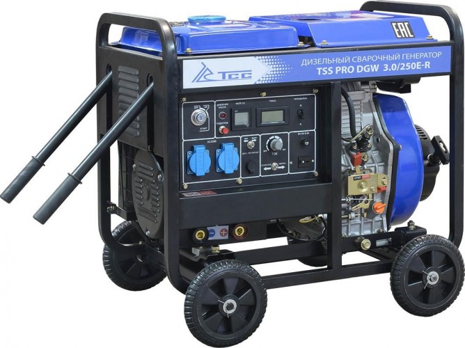Сварочный генератор ТСС PRO DGW 3.0/250E-R дизельный 022833 - изображение 2