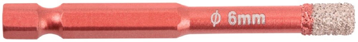 Сверло алмазное Cutop Special 6x10х67 мм, шестигранный хвостовик 1/4" 70-849 - изображение 2