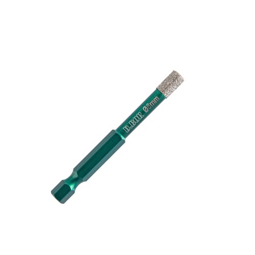 Сверло алмазное D.BOR KERAMOGRANIT-DRY 8х80 мм, HEX (¼") D-KG-D-DDC3-008
